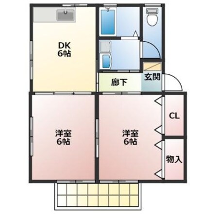 ラ・メールkogaの物件間取画像